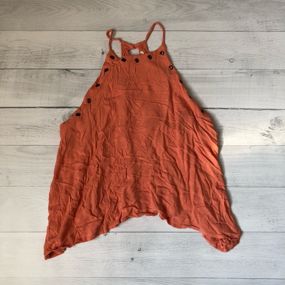Elodie Anthropologie Peach Tank Top - Picture 2 of 5
